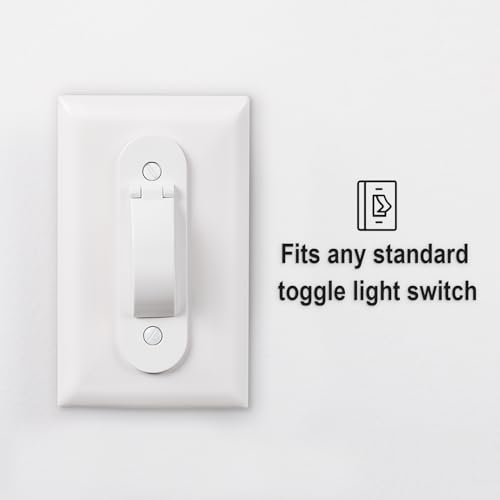 CLYMENE Wall Switch Guard, Child Proof Light Switch Cover Guard | Toggle Style | Light Switch Protection | Keep Toggle Switch in On or Off Position | 2 Pack, White - Image 4