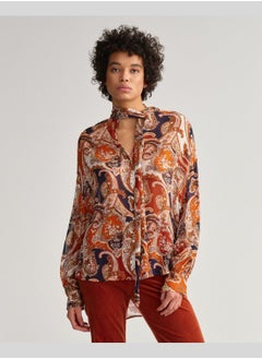 GANT GANT Paisley Bow Blouse  - Image 1