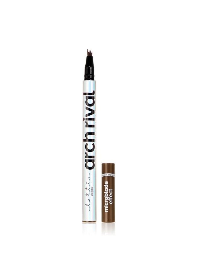 Lottie London Arch Rival Microblade Warm Brown 0.7ml 