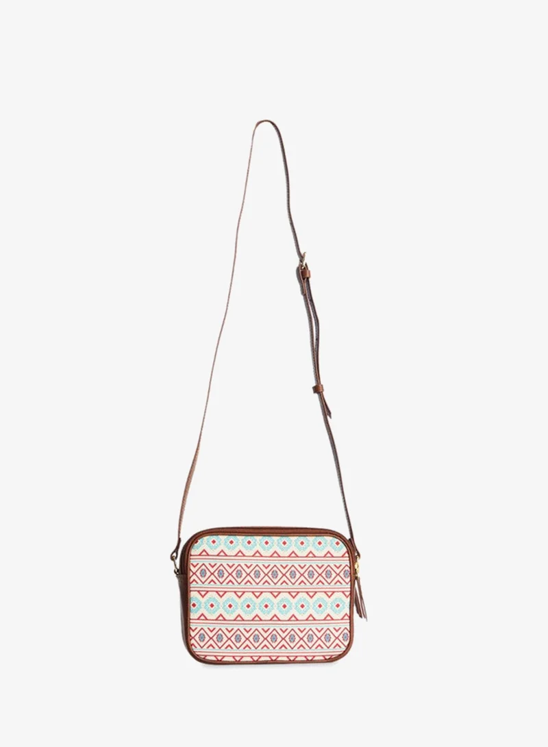Chumbak  Tealbychumbak Mercado Aztec Rectangular Sling Bag for Women | Best Price UAE