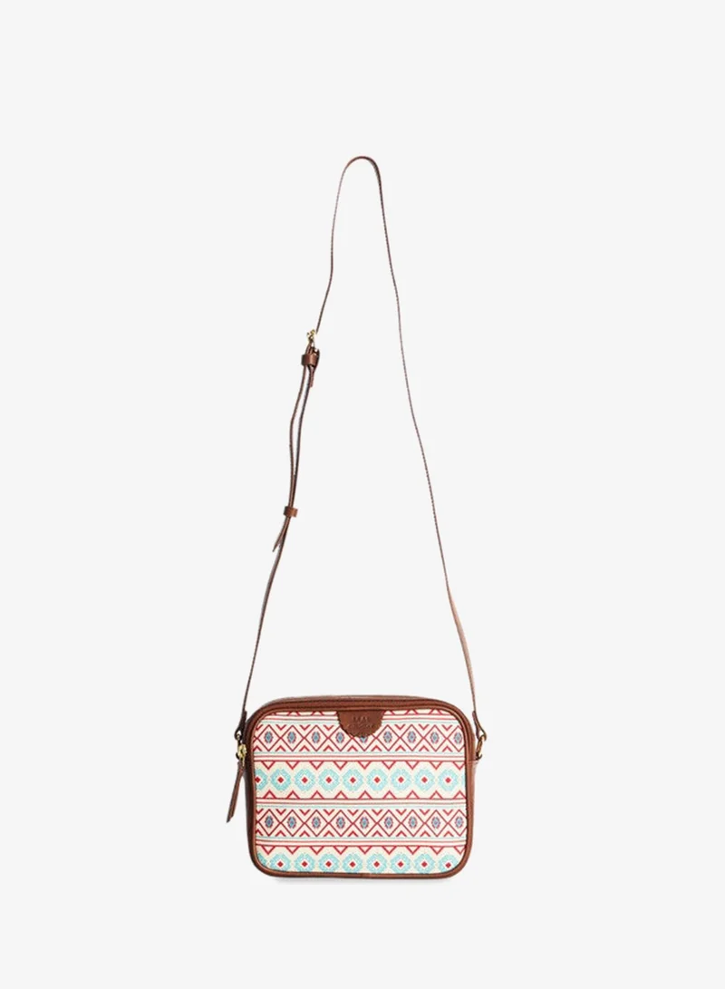 تشومباك Tealbychumbak Mercado Aztec Rectangular Sling Bag