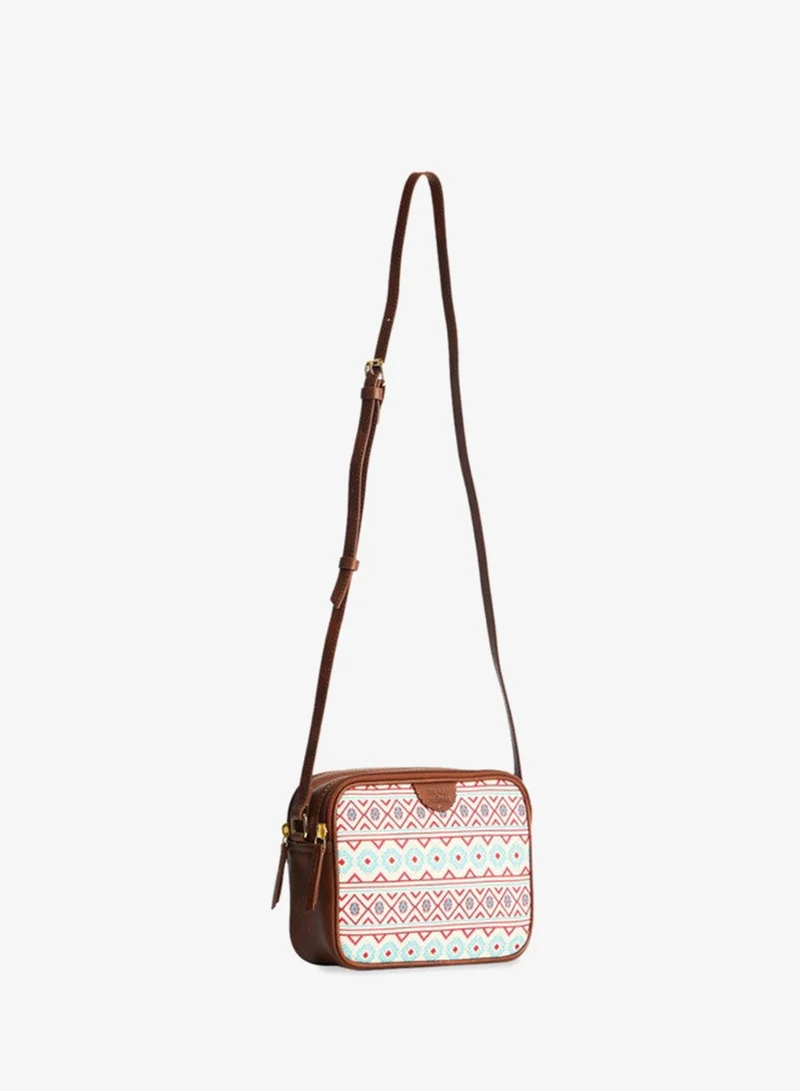 Chumbak  Tealbychumbak Mercado Aztec Rectangular Sling Bag for Women | Best Price UAE