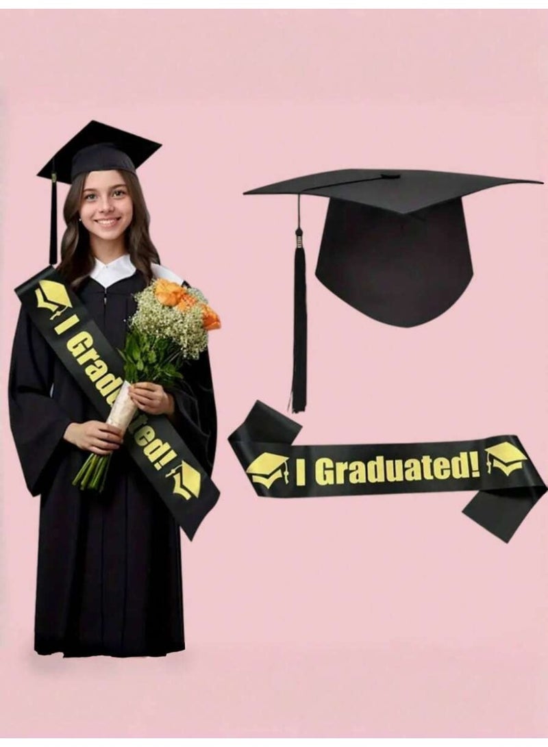 Graduation Cap with Graduation Sash –2026 Graduation Celebration Set for Graduation Parties - Image 1