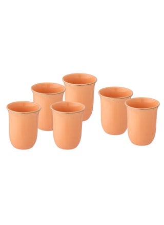 A set of 6-piece porcelain cups for tea, coffee and espresso, for multiple uses - pzsku/Z5D2A4A83B48DE946C4D9Z/45/_/1722076533/bd4cc012-f513-4872-9e5b-54c6b4f5e788