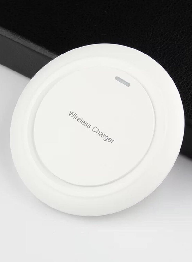 Ultra-thin heat dissipation wireless round charger, maximum 15w fast charging, compatible with iPhone 14/13/12/12ProMax/12Mini/11/XR/X/8Plus,Samsung Galaxy S23/S22/S21/S20Ultra/S10/S9/Note10 - Image 2
