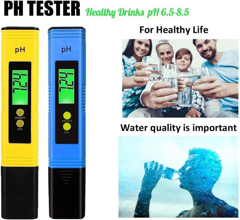 Meridian LOVEWEE Pocket‑Size Digital pH Meter – 0.01 Accuracy, 0‑14 Range, Yellow - CT - Image 5