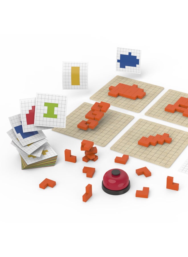 Wooden Multiplayer Battle Shape Transformation Thinking Box Concentration Training Children's Early Education Educational Toys Parent-Child-Color:Shape Transform Battle Game  - Image 1