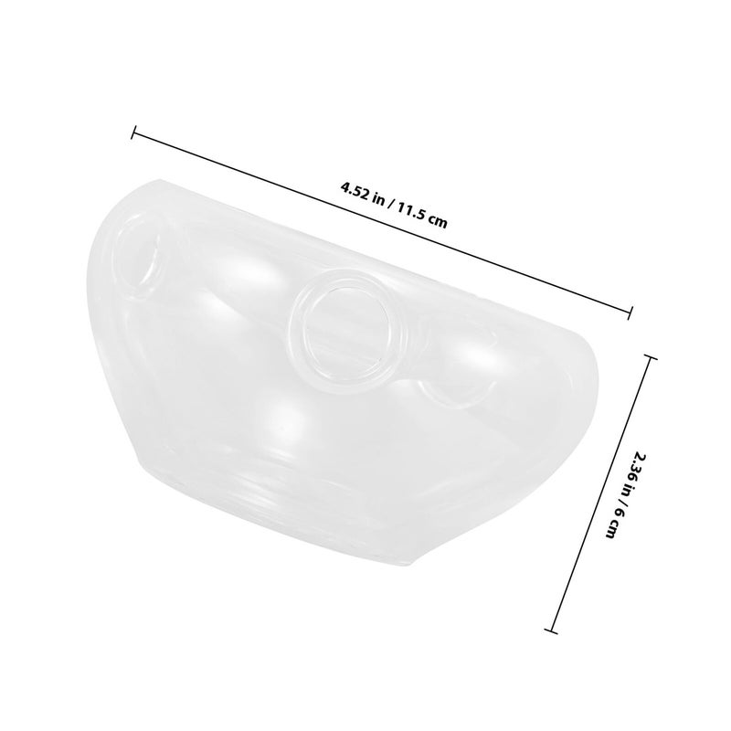 Double Layer Glass Bowl 12cm Small Spacious Microwave Safe for Fruit Salad Cold Dishes - Image 3