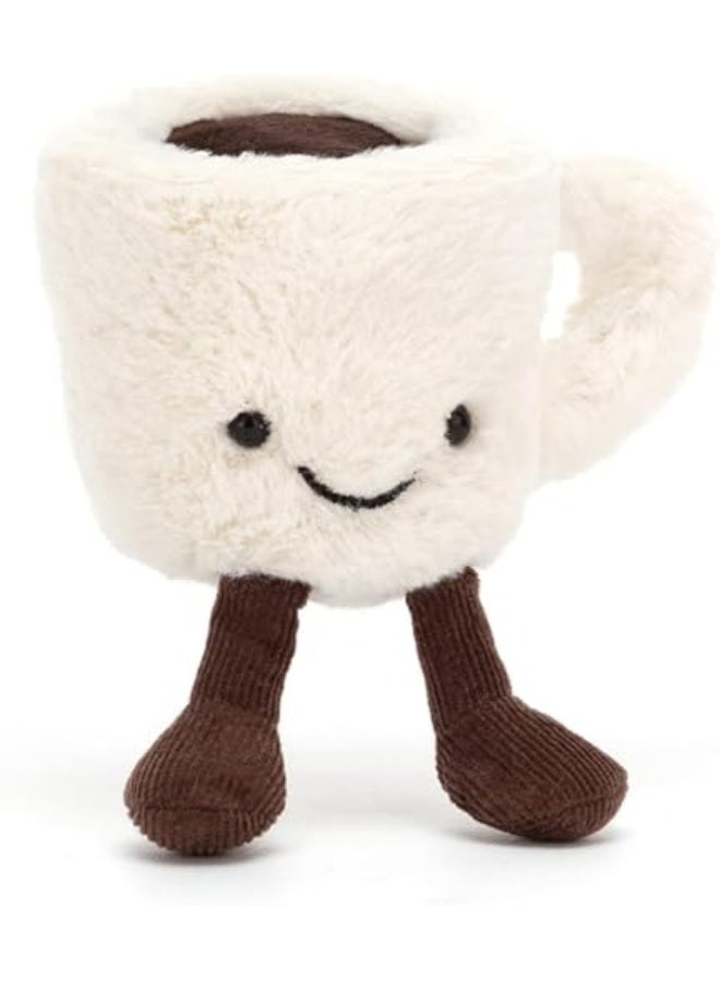 4 Inch Coffee Mug Plush Doll Toy, Cartoon Coffee Stuffed Plushies, Soft Cup Fluffy Friend, Interesting Holiday for Kids Adults Boys Girls  - Image 5