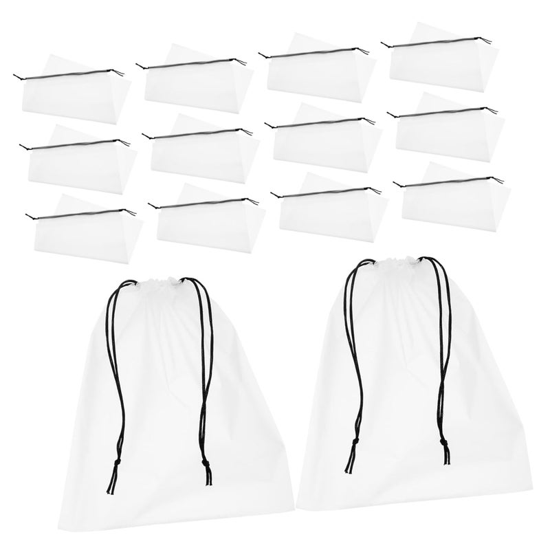 Kisangel 15pcs Simple Design Storage Bag Toy Drawstring Bags Large Capacity Toy Box Organize - Image 1