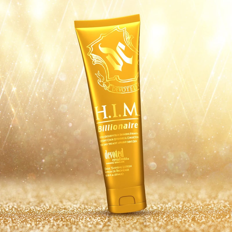 Devoted Creations H.I.M Billionaire Dark Tanning Lotion â€“ Ultra-Exclusive Rich Bronzing Formula with Opulent Color Extenders and Correctors â€“ 8.5 oz. - Image 4