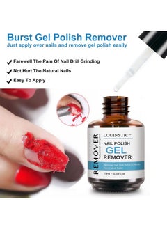 Gel Polish Remover (2 Pack) Gel Nail Remover 35 Minutes Easy & Quick Gel Remover For Nails Remove Gel Polish 0.5 Oz Removedor De Gel Para Uñas - pzsku/Z5D2AAA02CC1758B95B55Z/45/_/1721023727/62278e69-fd4d-4472-9f8d-c9fdd867b5a4