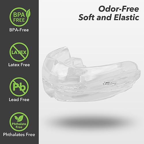 TEETH WALLS Sport Mouth Guard Youth Adult, Mouthguard for Braces Sparring Mouth Guard, Double Braces, Soft, No Boiling Required，Football, Taekwondo, Jujitsu and Karate - Image 4