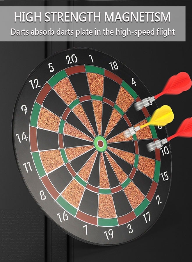 HAWAWA Professional Magnetic Dart Board Set with 6pcs Magnetic Darts, Excellent Dartboard Game for Adults and Kids, Suitable Indoor Games & Party Games for Family and Friends - Image 4