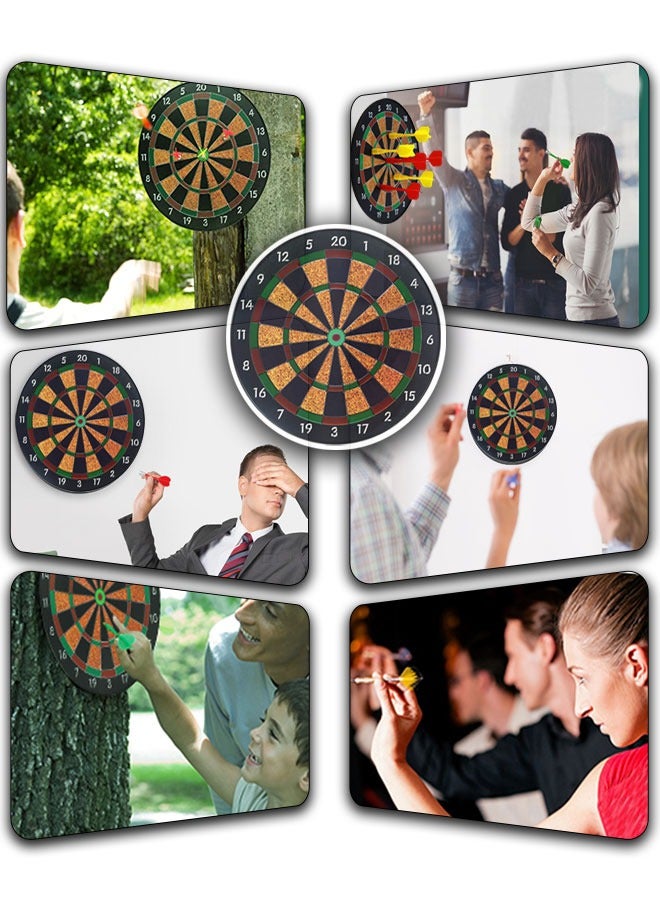 HAWAWA Professional Magnetic Dart Board Set with 6pcs Magnetic Darts, Excellent Dartboard Game for Adults and Kids, Suitable Indoor Games & Party Games for Family and Friends - Image 5
