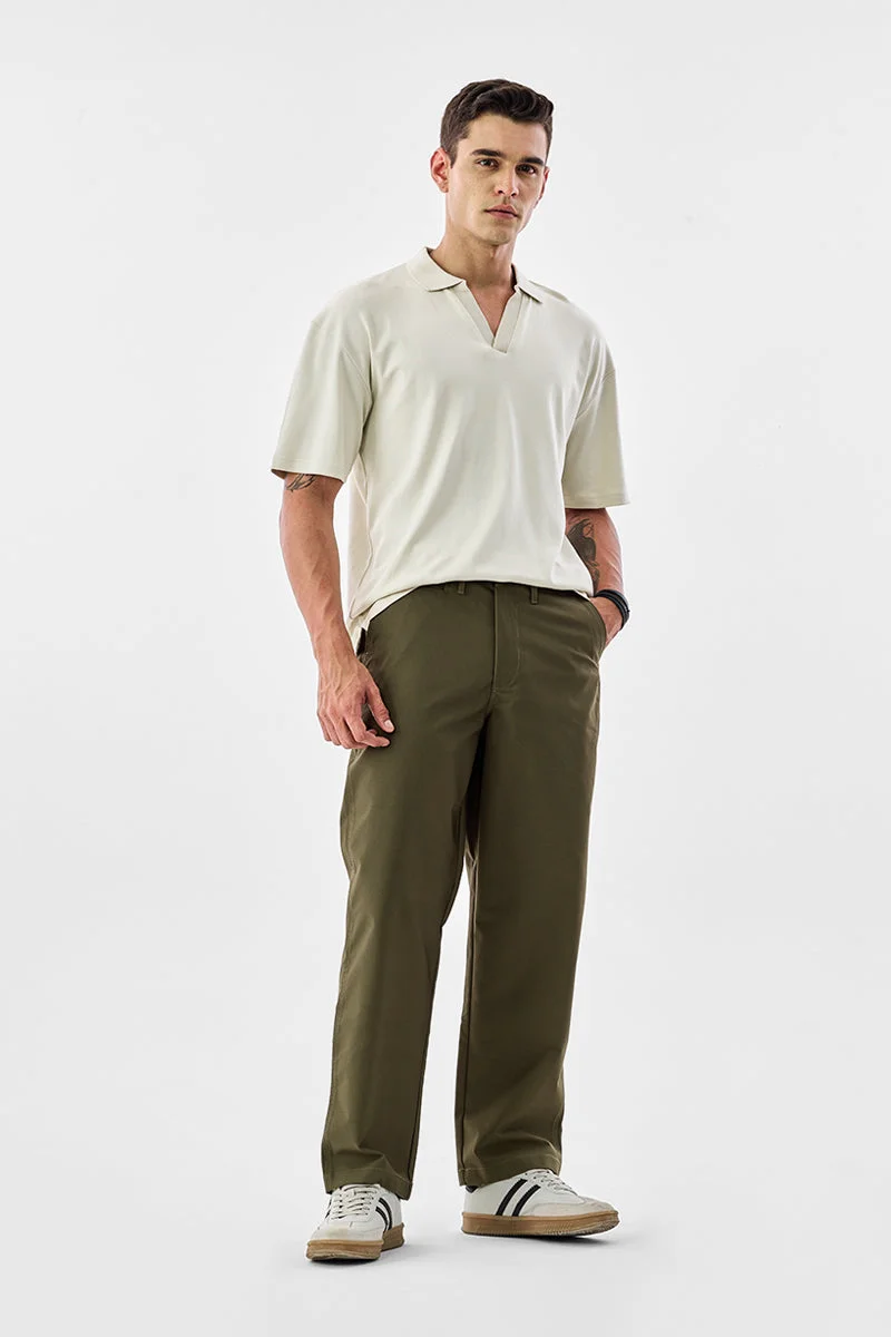 SNITCH بنطلون كاكي واسع