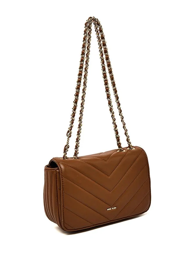 Anne Klein  Logo Detail Puffer Convertible Crossbody Bag for Women | Best Price UAE