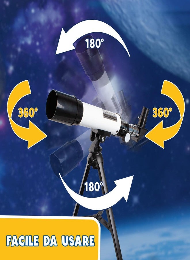 Party Town Big Minds Children's Telescope with Learning App, 50.8mm Aperture, 18:1 Zoom, Plossl Eye Piece, Beginner, Unisex, Children, Ages 8+ - Image 5