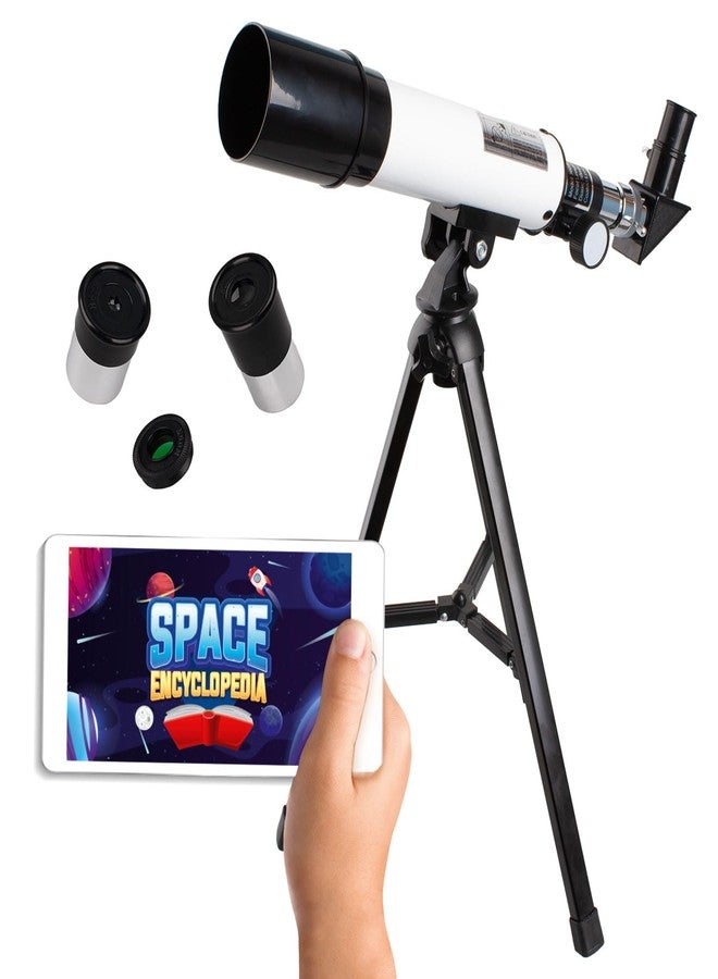 Party Town Big Minds Children's Telescope with Learning App, 50.8mm Aperture, 18:1 Zoom, Plossl Eye Piece, Beginner, Unisex, Children, Ages 8+ - Image 1
