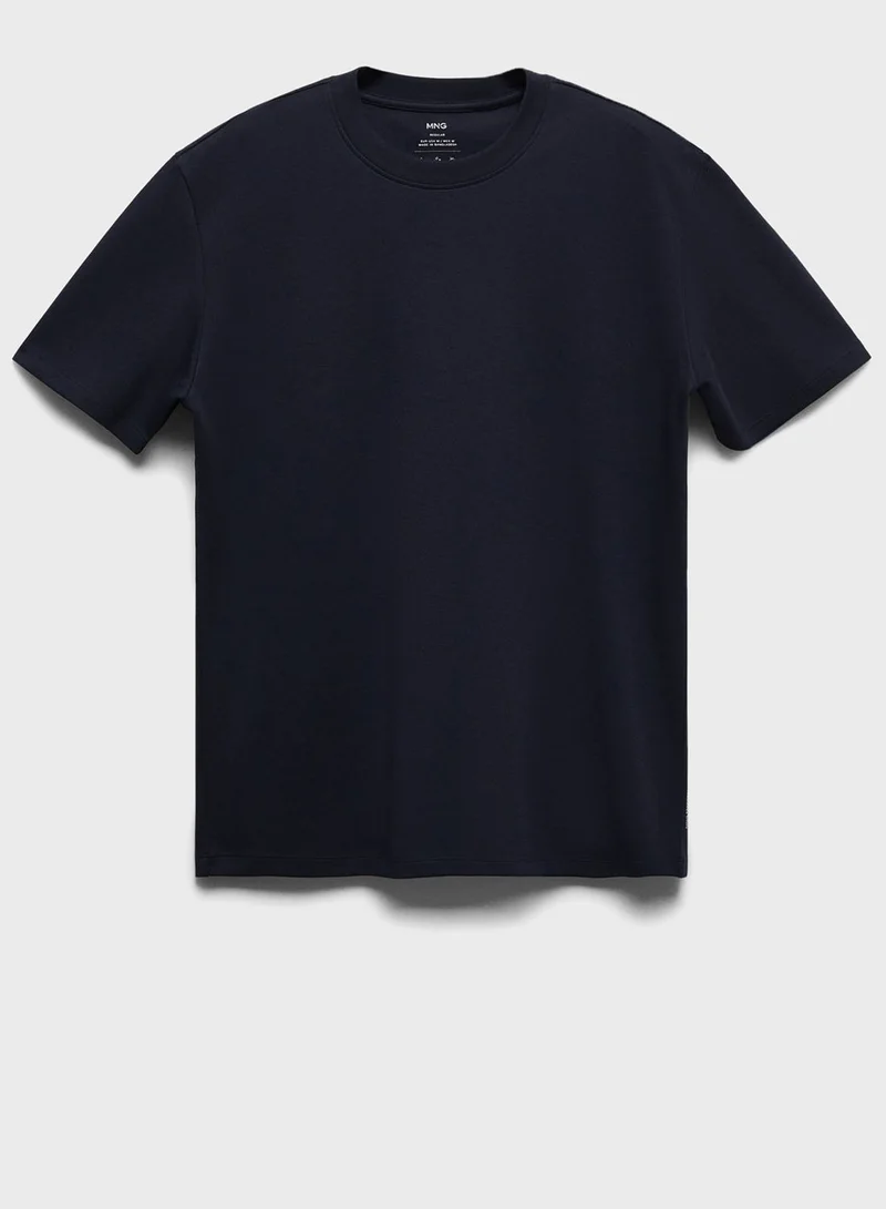 مانجو مان Essential Crew Neck T-Shirt
