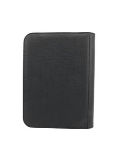 Thoraya Trading Card Binder 4 Pockets Holds Up to 160 Cards PU Leather Mesh Type Photo Card Storage Book Black  - Image 1