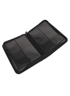 Thoraya Trading Card Binder 4 Pockets Holds Up to 160 Cards PU Leather Mesh Type Photo Card Storage Book Black  - Image 2