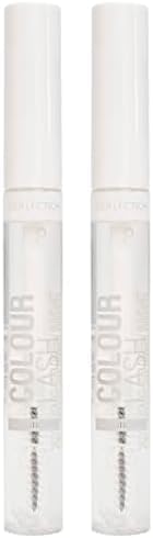 Collection Cosmetics Colour Lash Mascara Protein Enriched 8ml Clear Pack of 2
