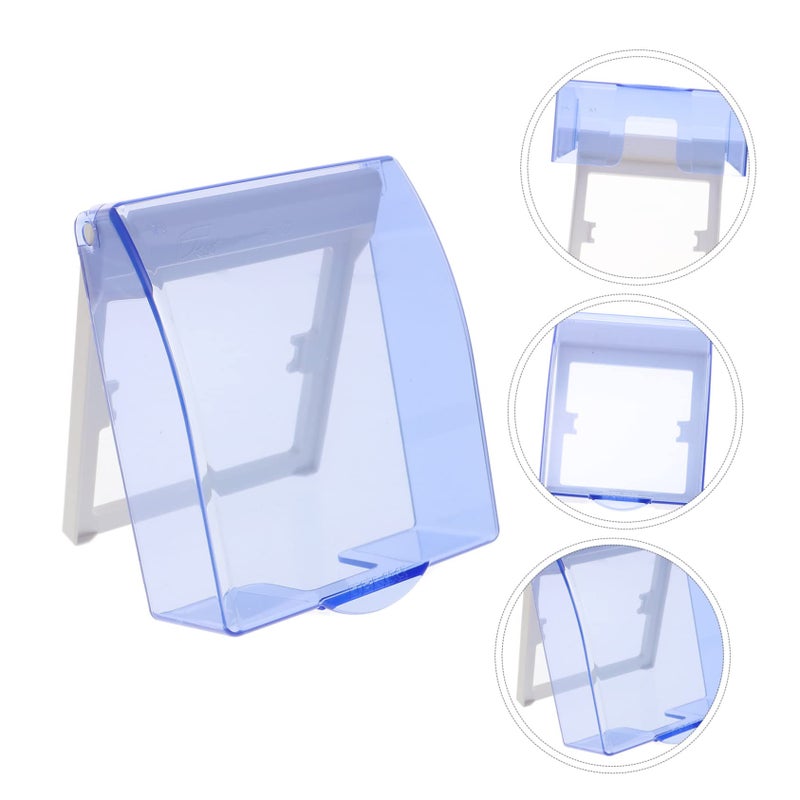 Clear Wall Socket Outlet Cover Durable Hard Plastic Easy Installation For Kitchen Bathroom - Image 3
