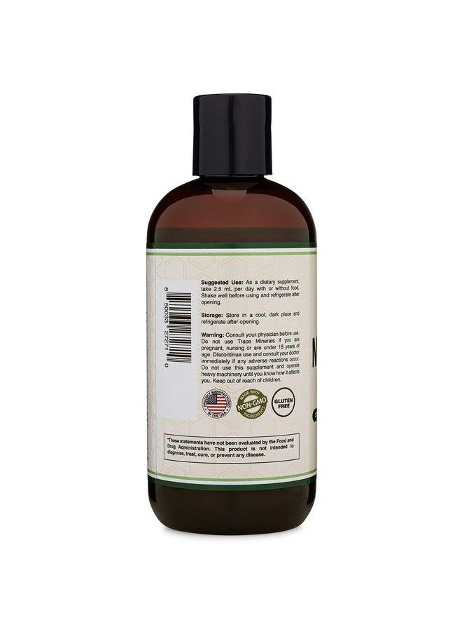 Double Wood Supplements - Trace Minerals Liquid Trace Mineral Drops Over 17+ Trace Minerals And 100% Daily Value Of 5 Trace Minerals: Iodine Selenium Copper Manganese Chromium For Add To Drinking Water By Double Wood - Image 1
