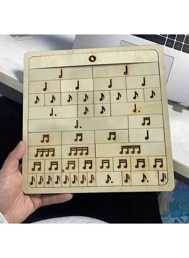 غطاء بني خشبي لأداة إيقاع الموسيقى القهوة لتعليم البيانو للمبتدئين مع غطاء شفاف - Image 3