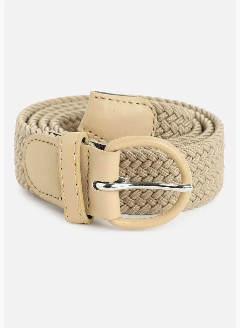 Haute Sauce Casual Textured Fabric Waist Belt For Women