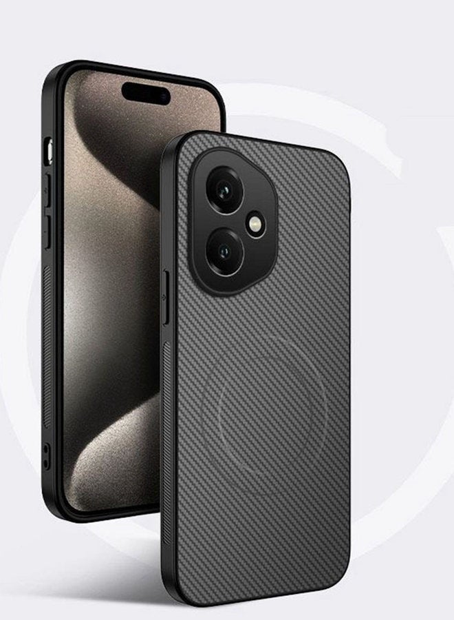 agnetic Case for Honor 400 , Premium Twill Texture Case, Raised Camera Lens Protection，Military Grade，Fashion Shockproof Cover for هونر 400，Comfortable Touch，Gray - Image 1