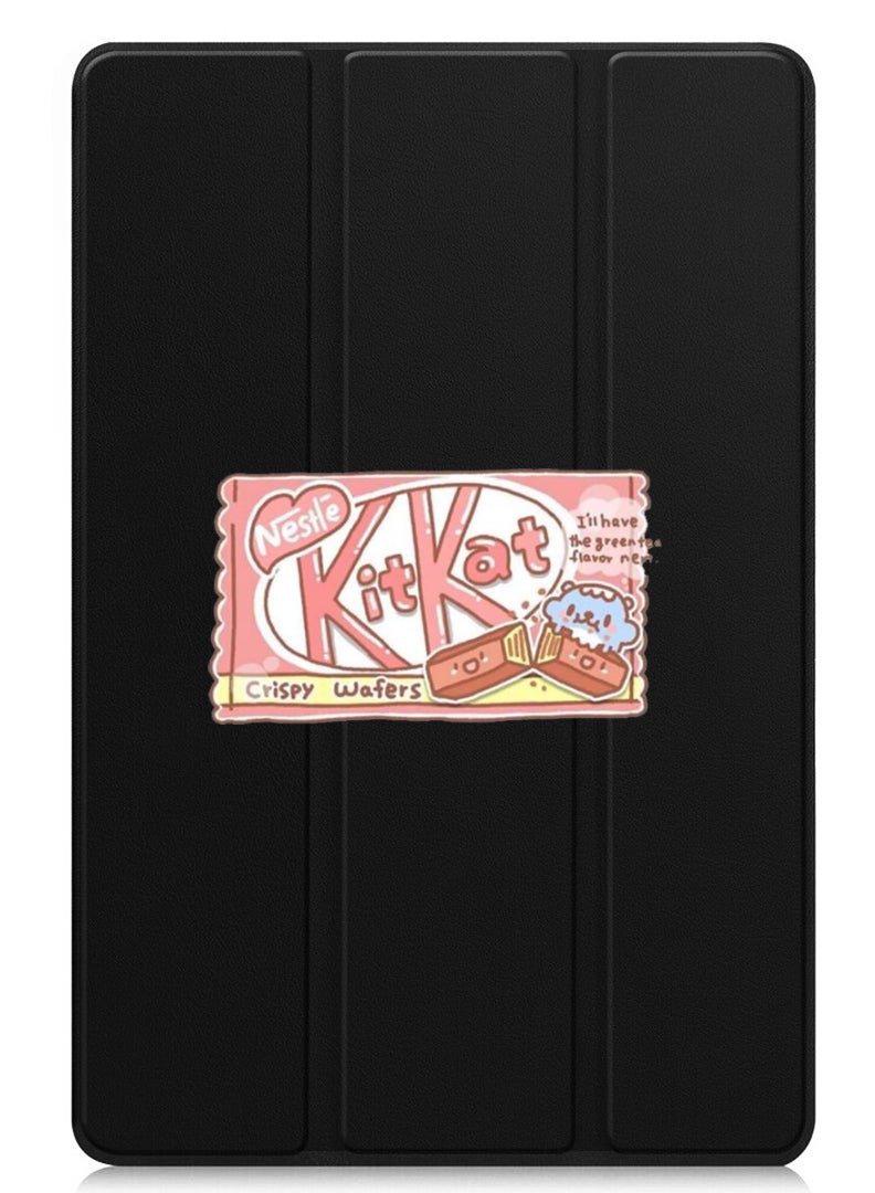 Theodor Protective Flip Case For Lenovo Xiaoxin Pad (2024) With Trifold Stand Auto Wake Sleep Shockproof Cover KitKat - Image 1