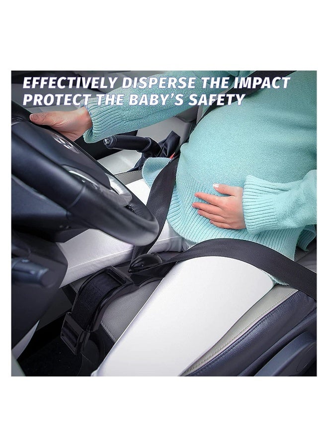 Pregnancy Car Seat Belt Adjuster Maternity Car Belt Adjuster Strong Metal Car Pregnant Belt for Expectant Mothers Comfort Safety to Protect Unborn Baby