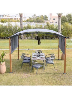 DANUBE HOME Hazel Outdoor Rectangle Shaped Metal Pergola For Deck Garden Backyard Modern Pergola 3X3.6M  - Image 3