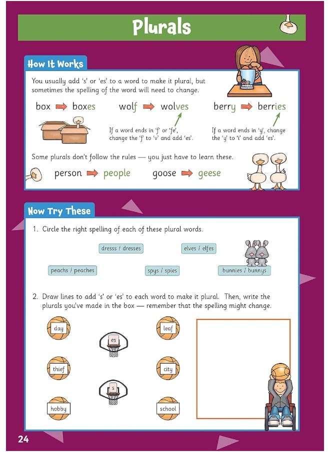 null - Spelling Activity Book for Ages 7-8 (Year 3) - Image 1