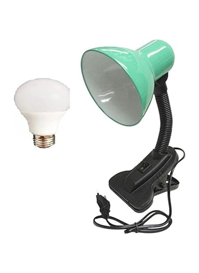 Generic Desk Lamp Green + Bulb 12w White 