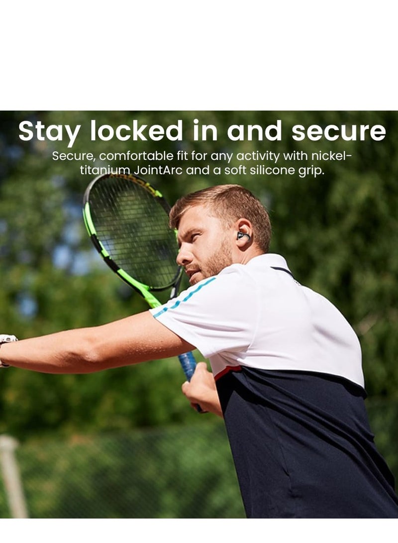 Arabest Open Ear Ring True Open Ear Headphones, Lightweight Comfort Open Ear Clip Wireless Earbuds, Bluetooth 5.4 Headphones with Design Fit Sports Running, Exercise Black - Image 4