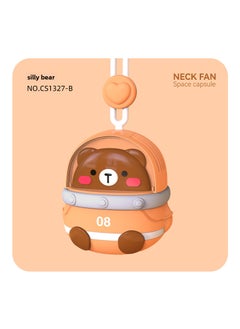 Portable Neck Fan USB Rechargeable Mini Bladeless Dumbo Bear