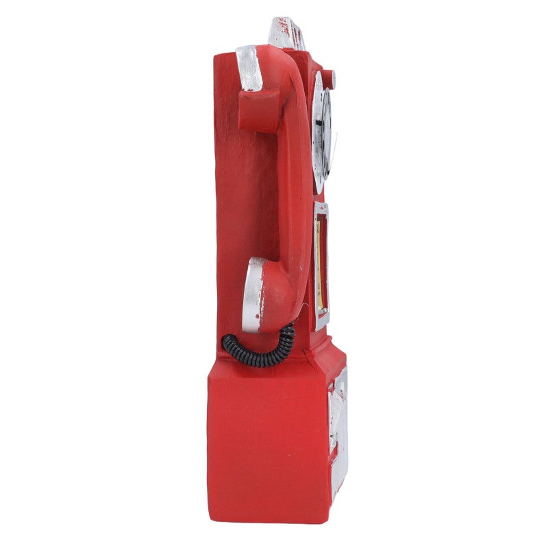 Crosley Vintage Wall Mounted Telephone Ornament Innovative Lifelike Wall Telephone Decoration for Coffee Shop Red - Image 4