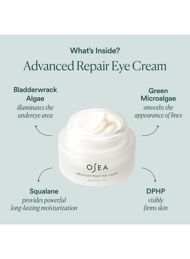 OSEA Advanced Repair Eye Cream 0.6Oz Hydrating Eye Cream For Under Eye Antiaging Eye Cream Clean Beauty Eye Care - Image 3