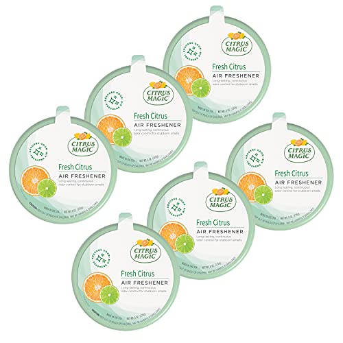 معطر هواء صلب لامتصاص الروائح من سيتروس ماجيك برائحة الحمضيات 8 أونصات عبوة من 6 قطع
