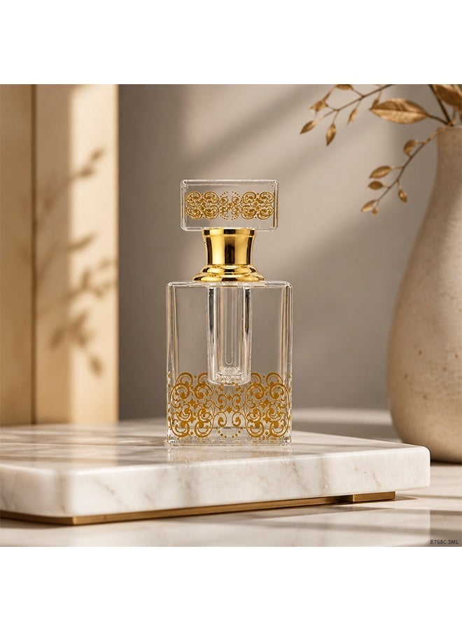 1 قطعة زجاجة زيت عطري بلوري 3 مل B768C - Image 4