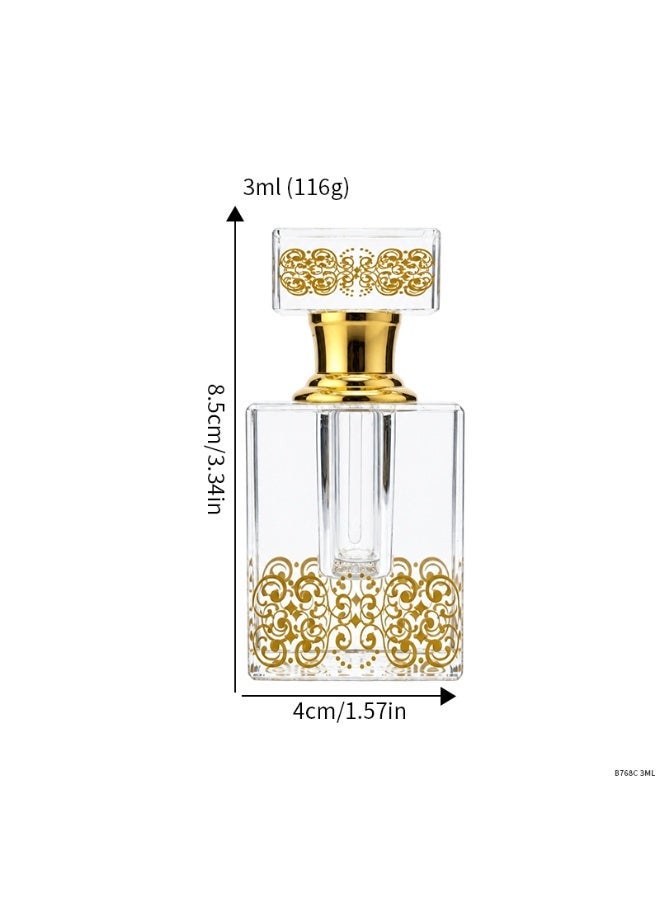 1 قطعة زجاجة زيت عطري بلوري 3 مل B768C - Image 5