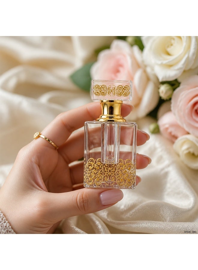 1 قطعة زجاجة زيت عطري بلوري 3 مل B768C - Image 2