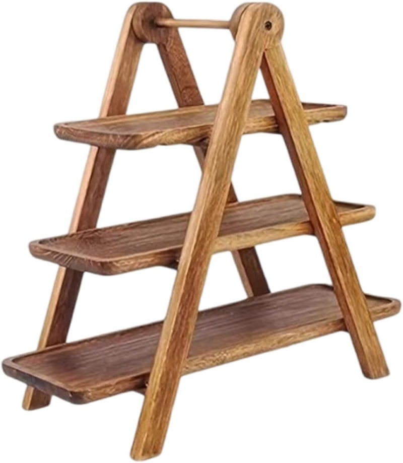 Nine Compartment Snacks Holder Wood Organizers Nut Display Stylish Portable Accessory for Family Gatherings Wood Snacks Box - Image 3