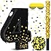 Poen Pinata for Birthday Party Decorations Black Gold Pinata with Blindfold Stick Confetti and Eye Mask for Party Supply Anniversary Baby Shower Retirement SuppliesNumber 4 - Image 2