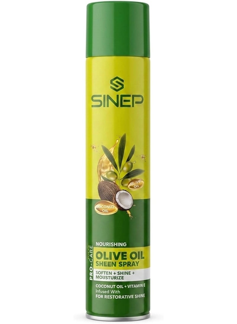 Sinep Nourishing Olive Oil Sheen Spray 400ml - Image 1