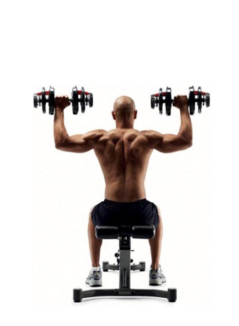 Cool Baby Style 24KG Adjustable Dumbbell with Fast 15-Level Auto Weight Adjustment | Home Gym, Strength Training, Arm & Leg Workout - Image 4