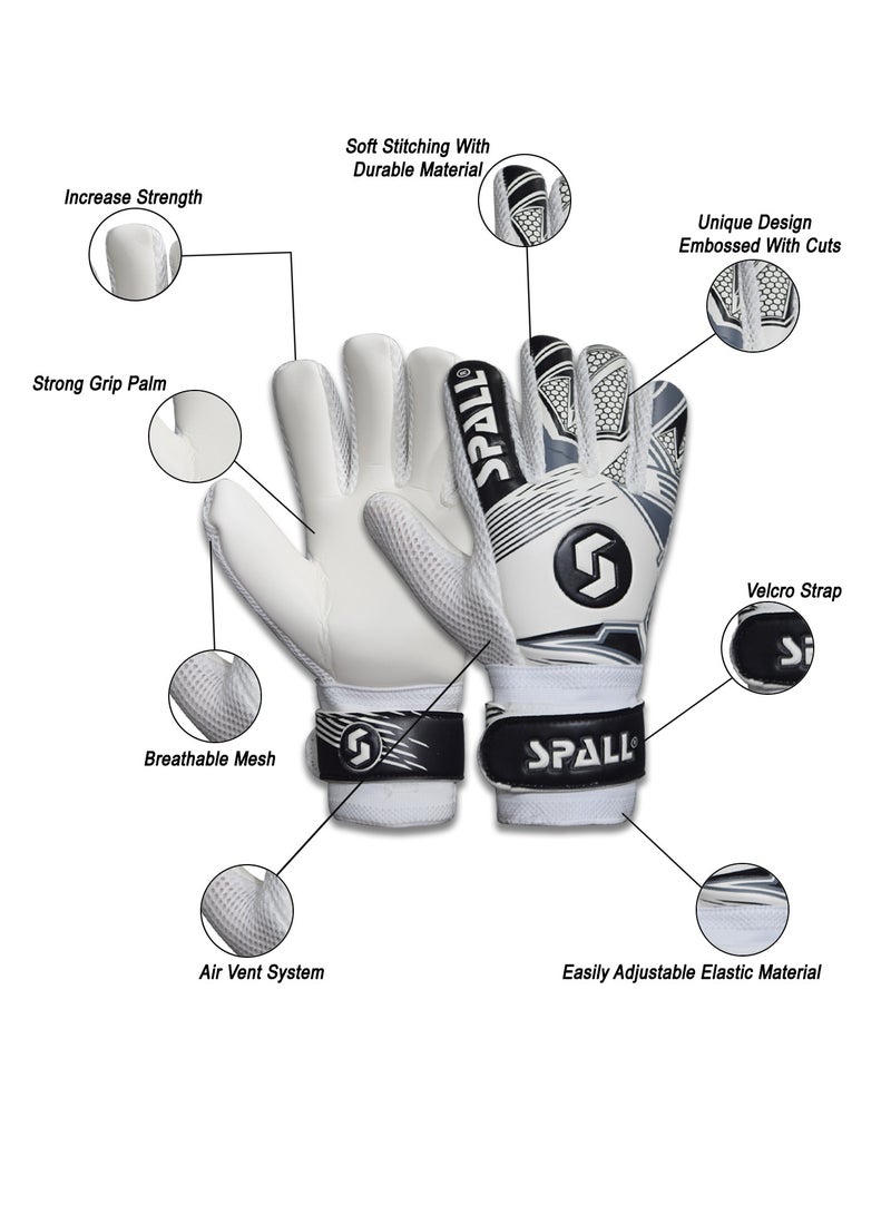 GoalKeeper Goalie Football Soccer Gloves With Strong Grip Protection To Prevent Injuries For Training And Match Men And Women